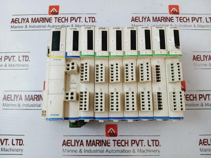 Schneider Stbnip2212,Stbpdt3100,Stbaci1400 Module Rack 24 Vdc 0.43A