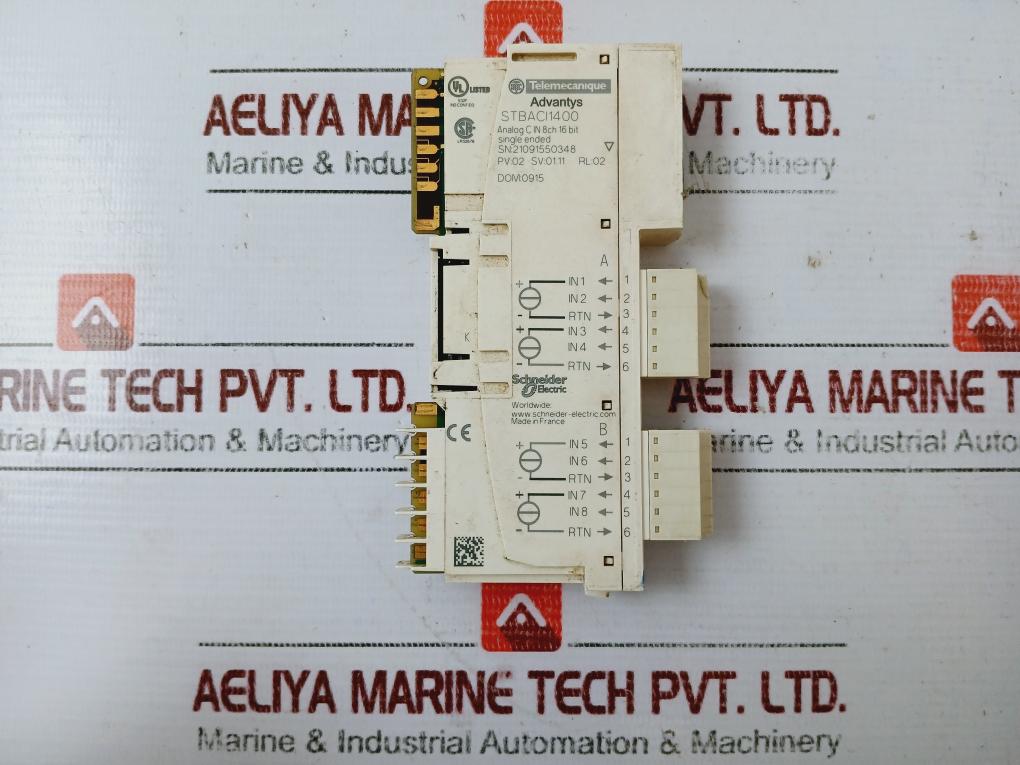 Schneider Stbnip2212,Stbpdt3100,Stbaci1400 Module Rack 24 Vdc 0.43A