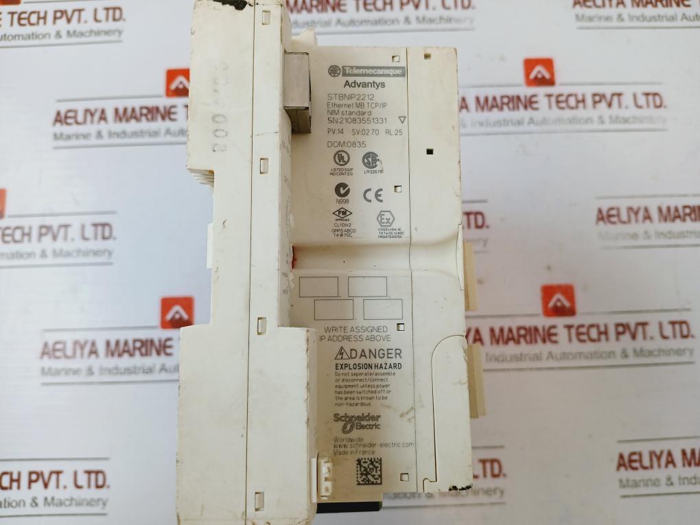 Schneider Stbnip2212,Stbpdt3100,Stbaci1400 Module Rack 24 Vdc 0.43A