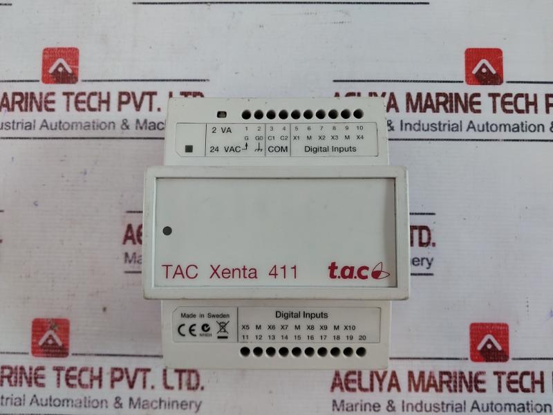 Schneider Tac Xenta 411/412 Digital Input Module 24Vac 2 Va