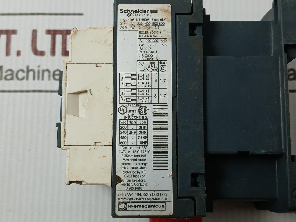 Schneider/Telemecanique Lc1D12 Contactor