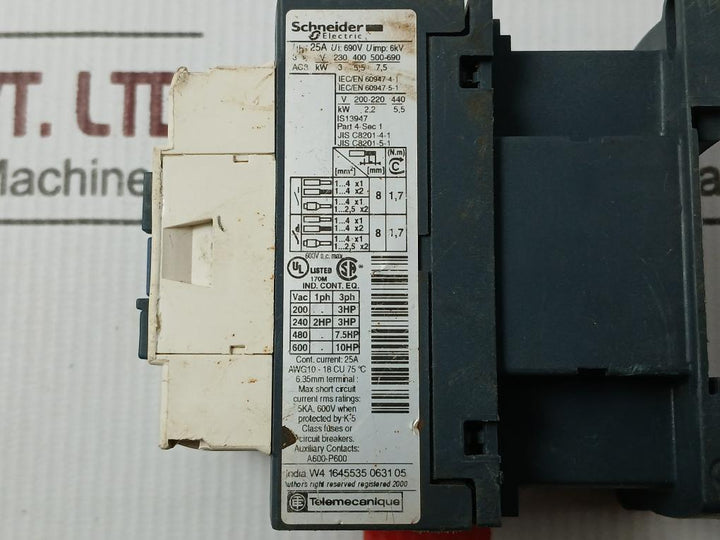 Schneider/Telemecanique Lc1D12 Contactor