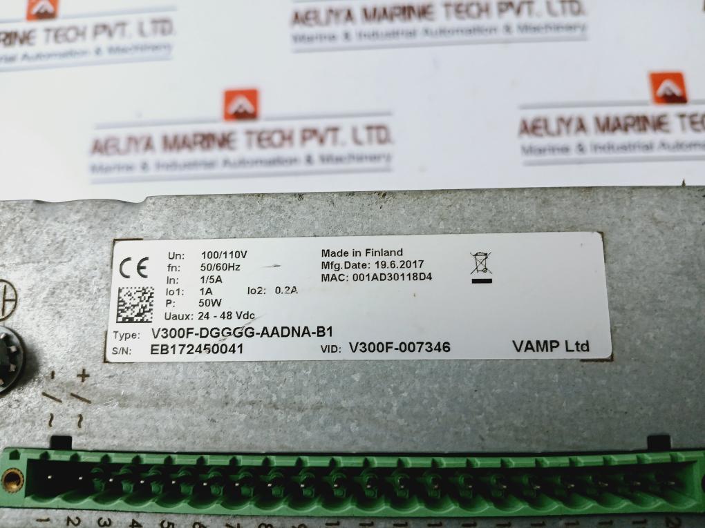 Schneider Vamp 300 Efficient Protection And Control Manager V300F-dgggg-aadna-b1