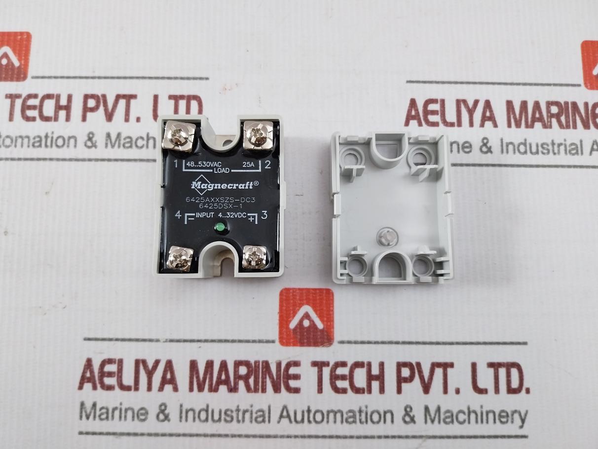 Schneider 6425Axxszs-dc3 Solid State Relay Input-4-32Vdc/Output-48-530 Vac