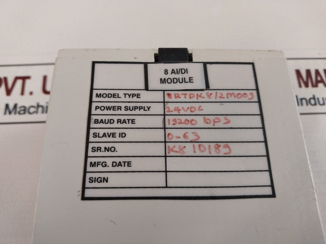 Schneider 8Rtdk812M009/8Rtdk8I2M009 8 Ai/Di Module