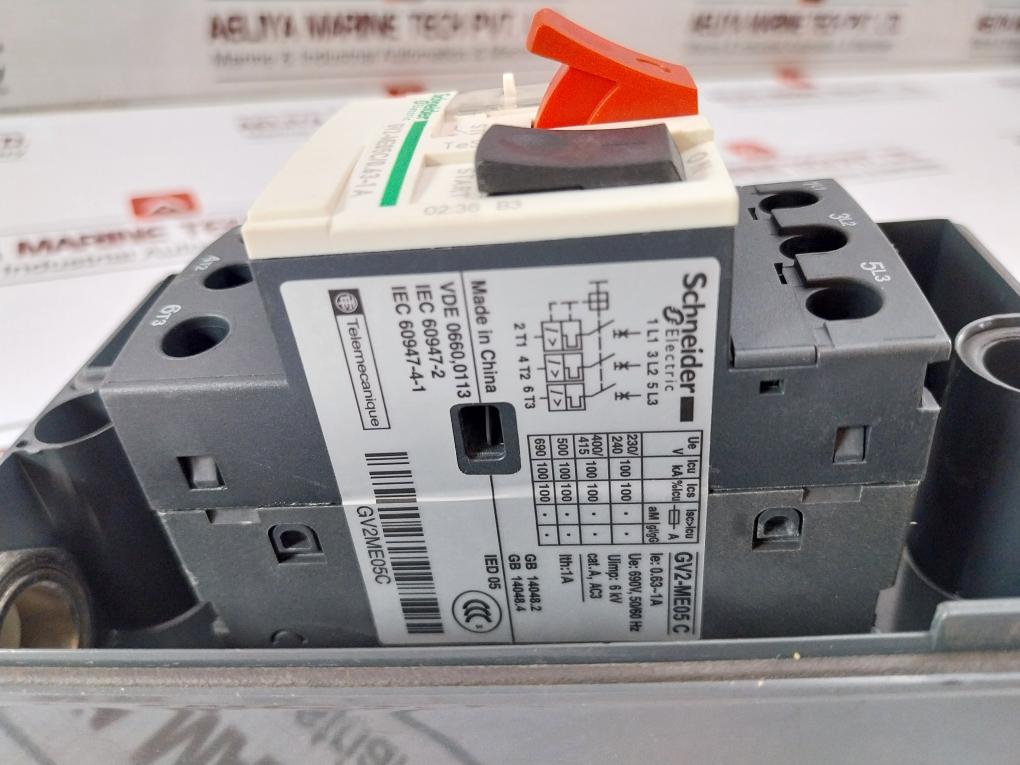 Schneider Electric/Telemecanique Qcc920-1/1 Motor Circuit Breaker 690V 50/60 Hz