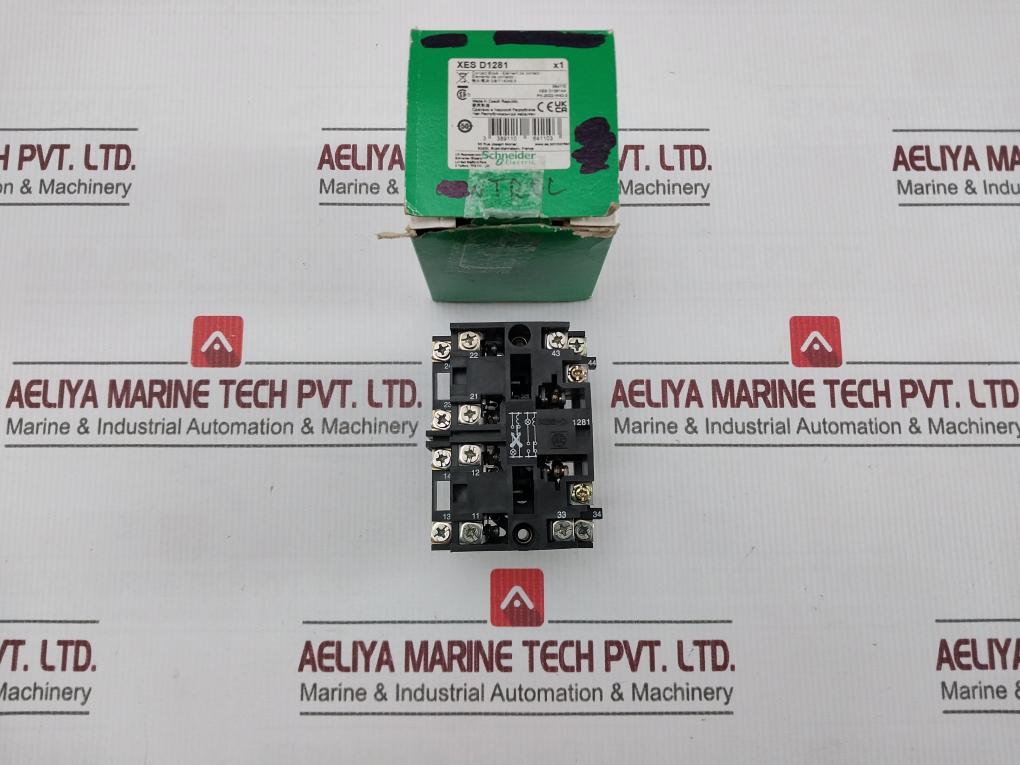 Schneider Electric/Telemecanique Xes-d1281 Contact Block 500V 10A
