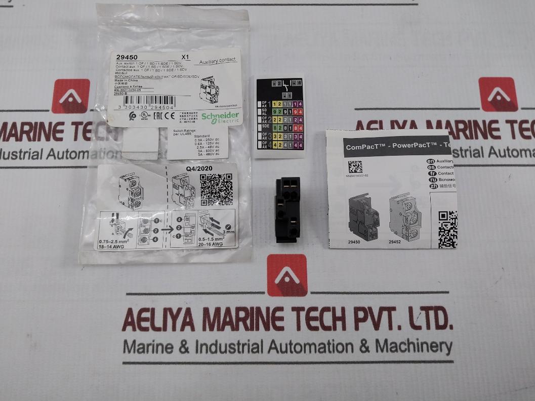 Schneider Electric 29450 Auxiliary Signalling Contact