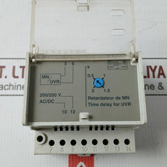 Schneider Electric 5100512158 Time Delay Relay For Uvr