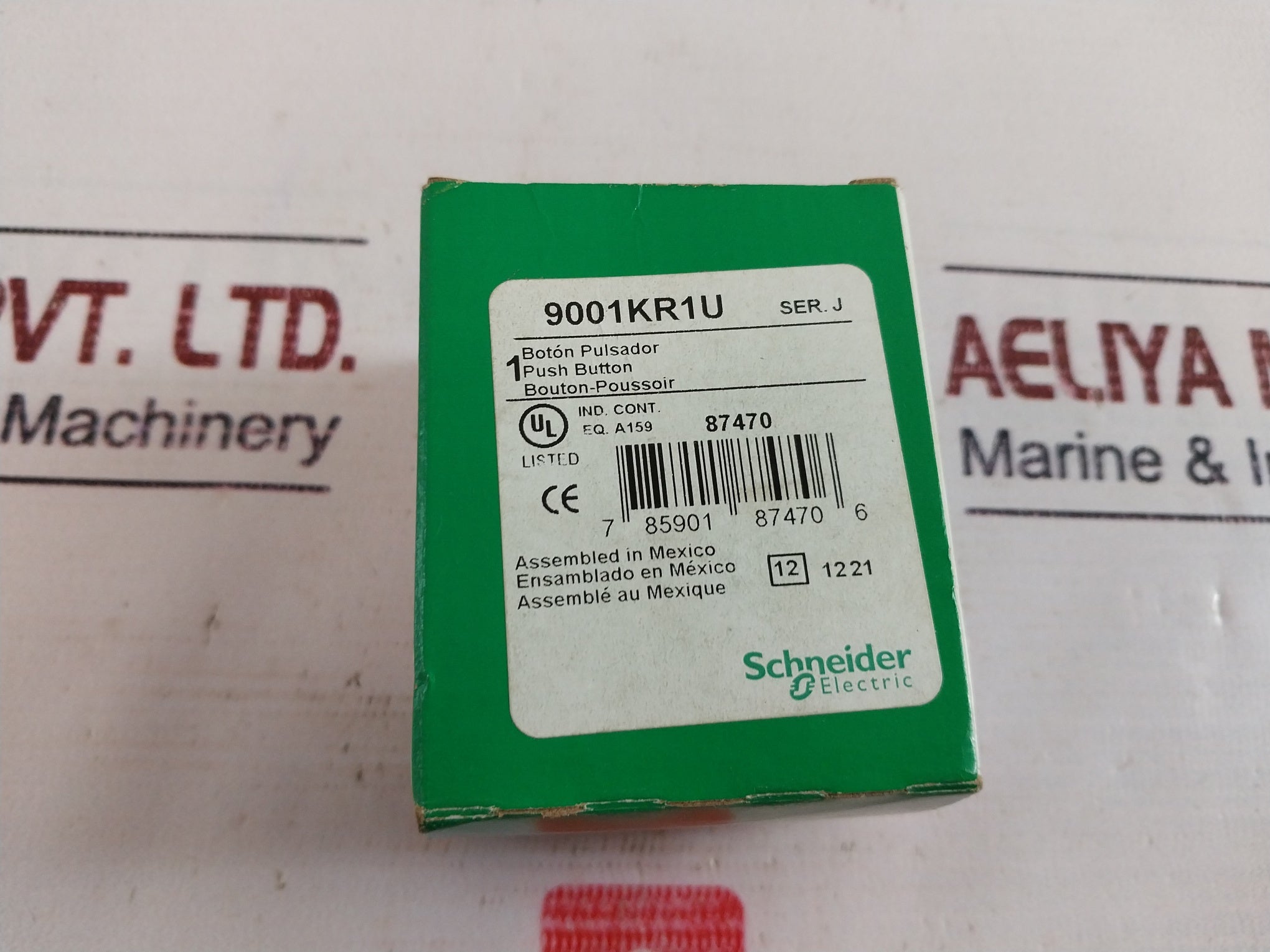 Schneider Electric 9001Kr1U Non-illuminated Mushroom Button Operator