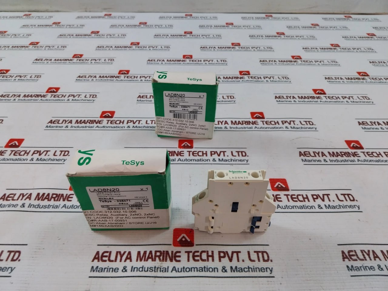 Schneider Electric Lad8N20 Auxiliary Contact Block 10A 690V