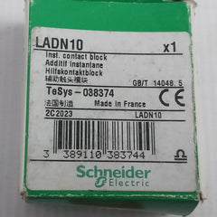 Schneider Electric Ladn10 Auxiliary Contact Block.