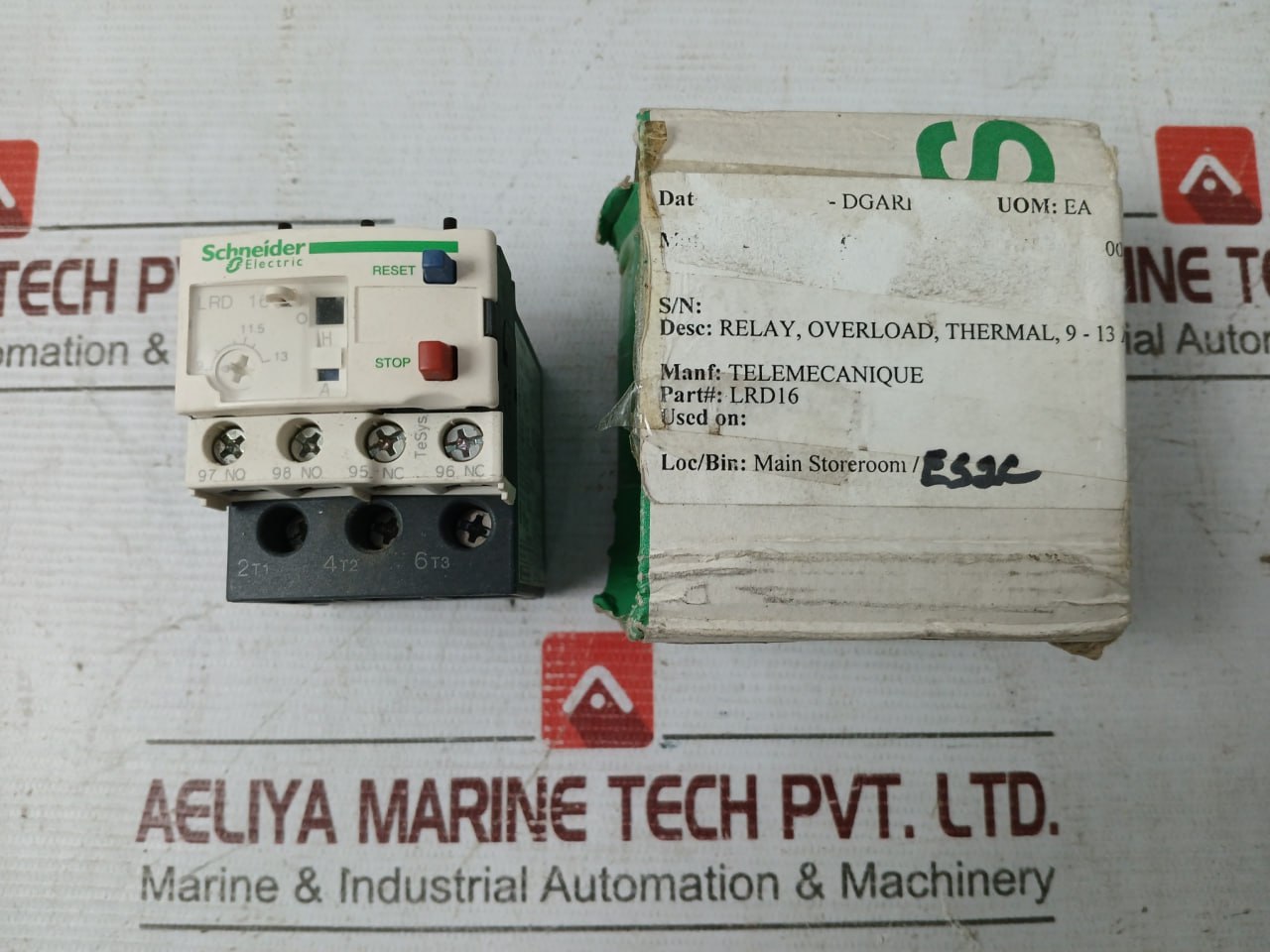 Schneider Electric/Telemecanique Lrd 16 Overload Relay Ie 9-13A 690V 6Kv