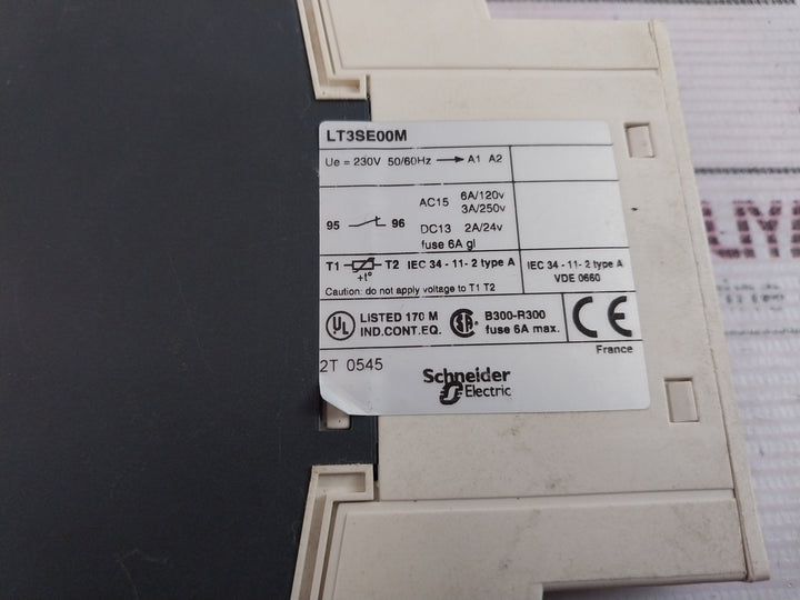 Schneider Electric LT3SE00M Overload Protection Relay 50/60Hz