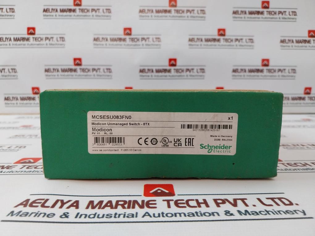 Schneider Electric Mcsesu083fn0 Modicon Unmanaged Ethernet Switch-8tx 120-61ma