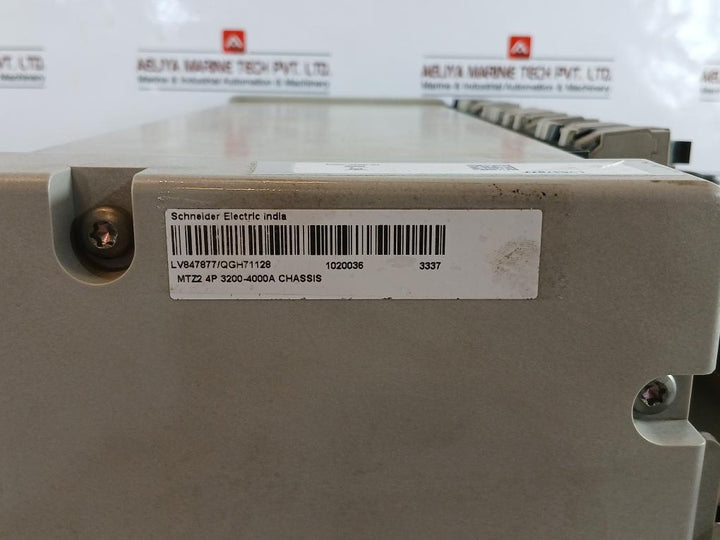 Schneider Electric Mtz2-40 H1 Circuit Breaker Basic Frame Micrologic Gh800228Aa