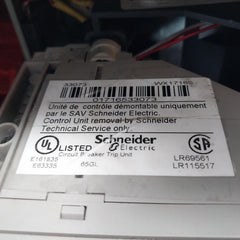 Schneider Electric Nw32 H1 3P Masterpact Circuit Breaker Trip Unit 1000V 12Kv