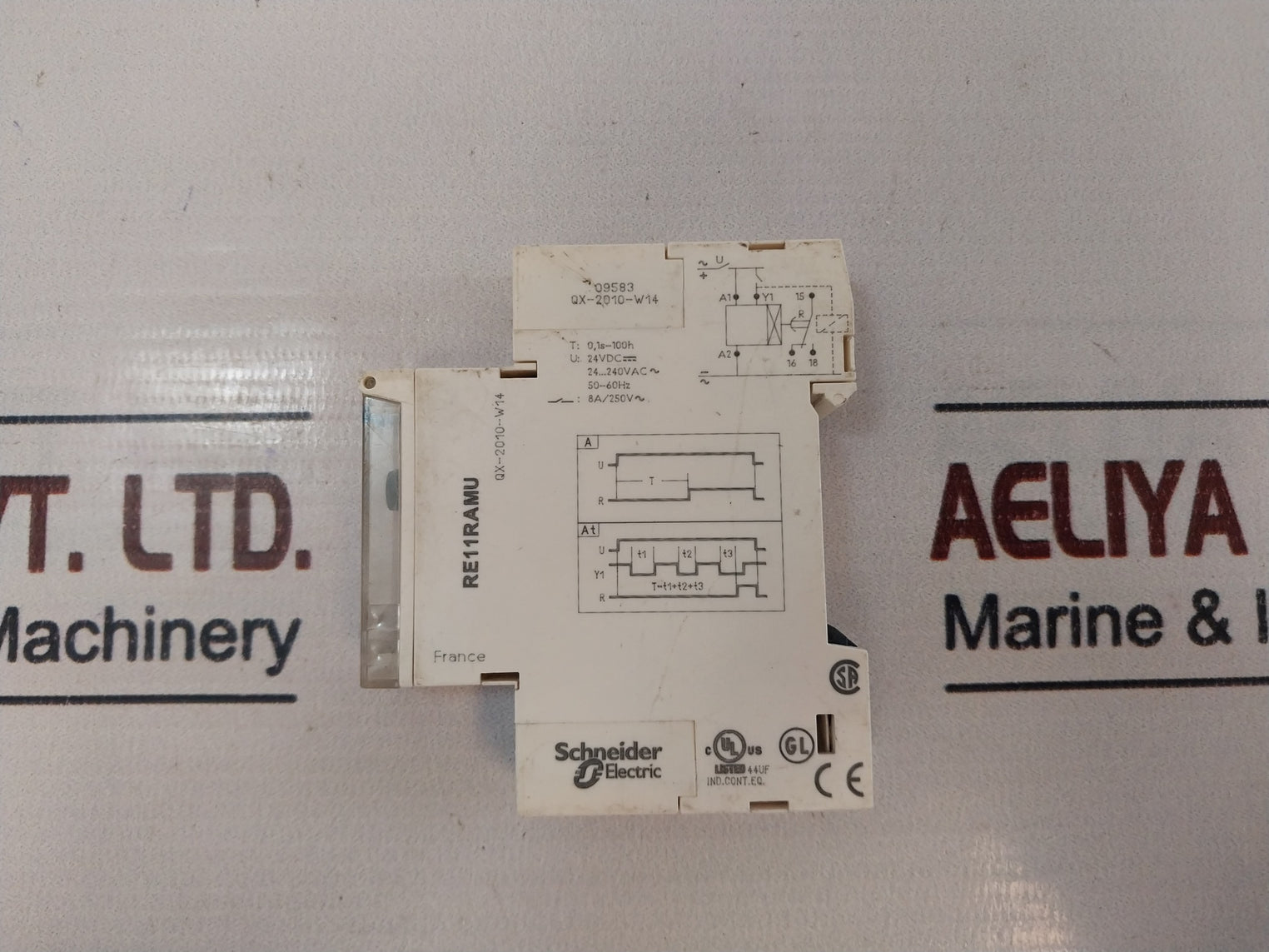 Schneider Electric Telemecanique Re11Ramu Time Delay Relay 24V-240V Ac