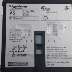 Schneider Electric V5 Isolating Load Break Switch 690V 3R1209
