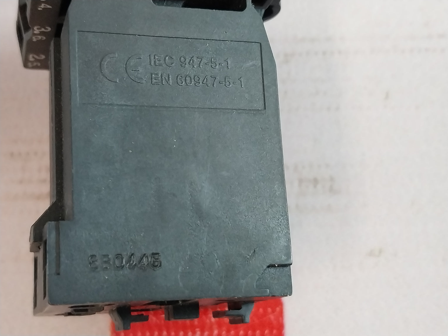 Schneider Electric XB5 AW1171N White Light Illuminated Push Button Switch