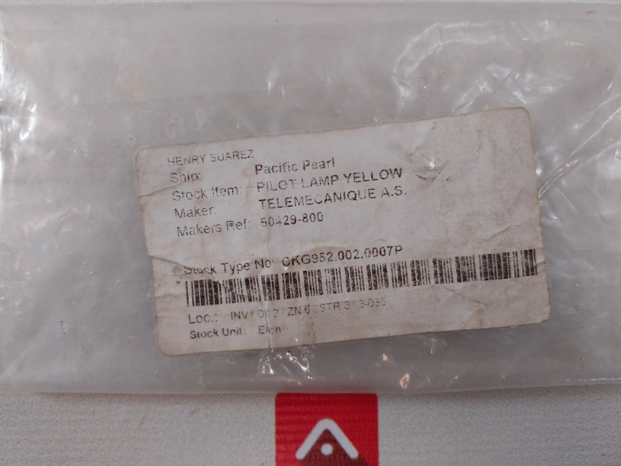 Schneider Electric Xb5 Av45 Pilot Lamp Yellow
