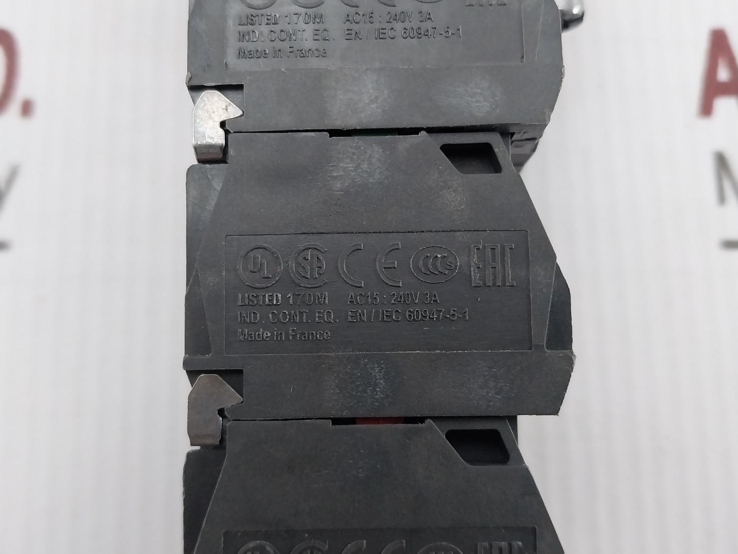Schneider Electric Zbe-102 Contact Block.