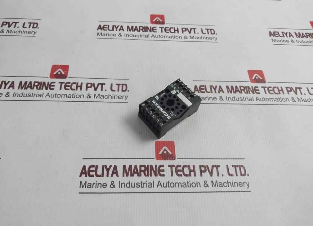 Schrack Mr 78750 Din Rail Mount Relay Socket 10a 400v