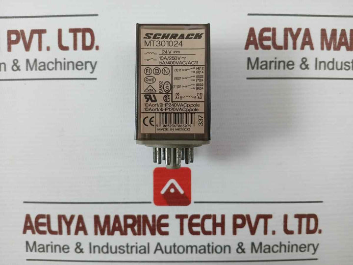 Schrack Mt301024 General Purpose Relay 5A/400Vac/Ac11