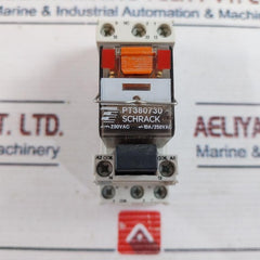 Schrack Pt380730 Relay With Socket Gzt3