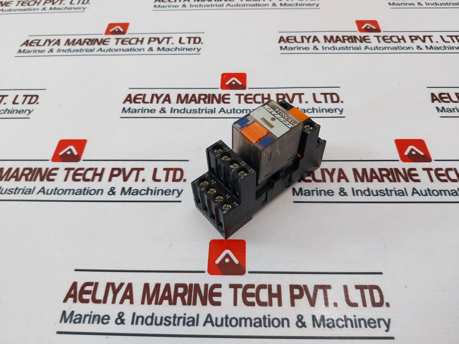 Schrack Pt570024 Relay With Zg 78700 Socket 24Vdc