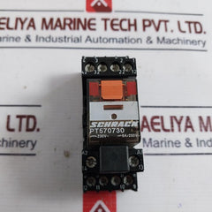 Schrack Pt570730 Miniature Relay With Socket 6a 250v