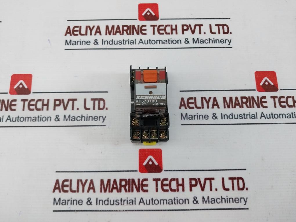 Schrack Pt570730 Plug-in Relay With Base Szx-smf