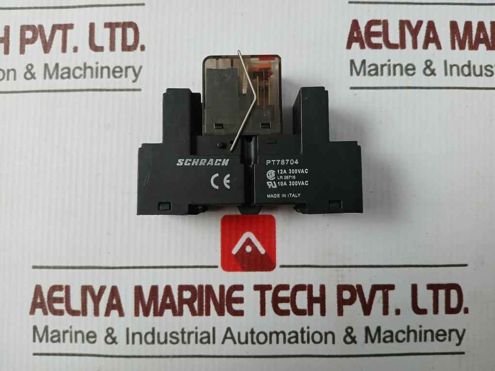 Schrack Pt570730 Plug In Relay 230V 6A