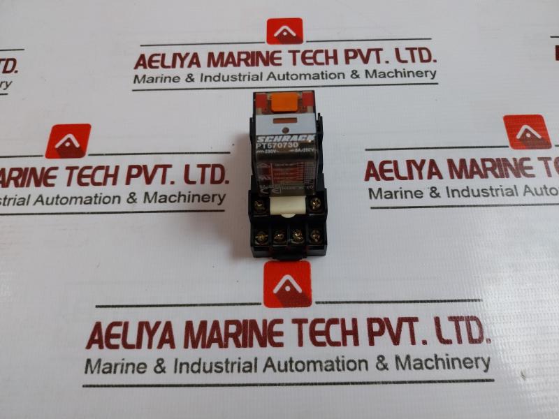 Schrack Pt570730 Power Relay Plug-in 6a/250v 230v Ac