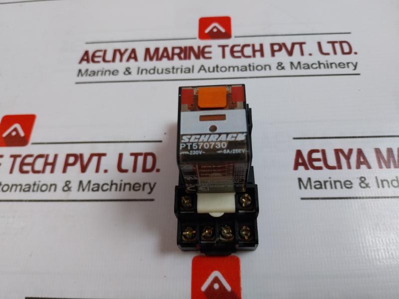 Schrack Pt570730 Power Relay Plug-in 6a/250v 230v Ac