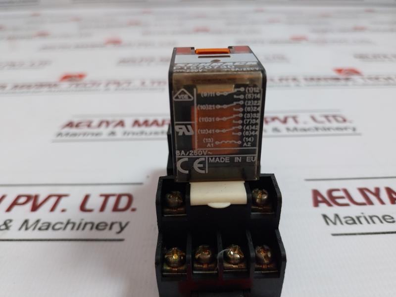 Schrack Pt570730 Power Relay Plug-in 6a/250v 230v Ac