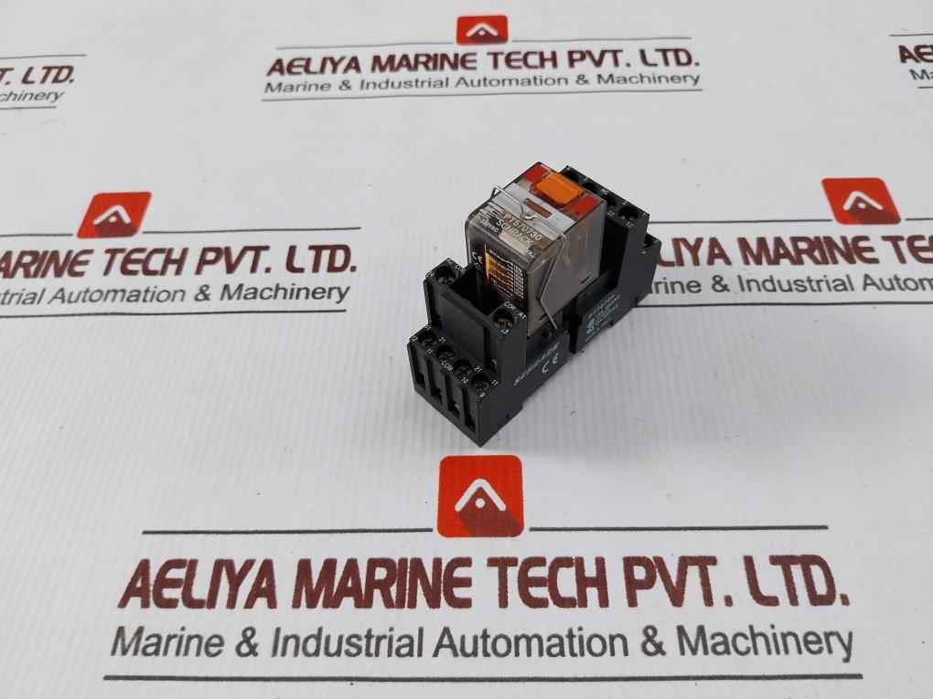 Schrack Pt570730 Power Relay With Socket 6A/250Vac