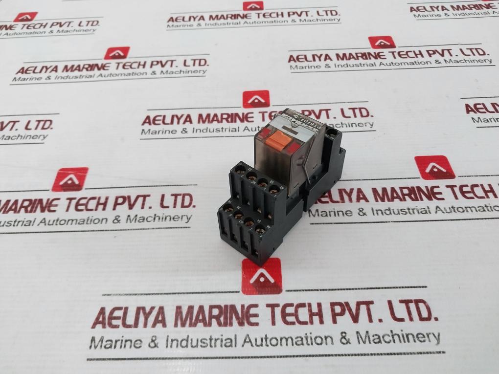 Schrack Pt570730 Series Pt Plug-in Relay 14-pin 4 C/O 230Vac 6A