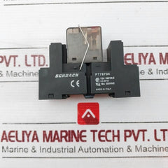 Schrack Pt570730 Series Pt Plug-in Relay 14-pin 4 C/O 230Vac 6A