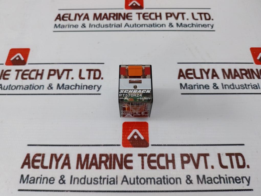 Schrack Pt570R24 Plug-in Relay 6A/250V