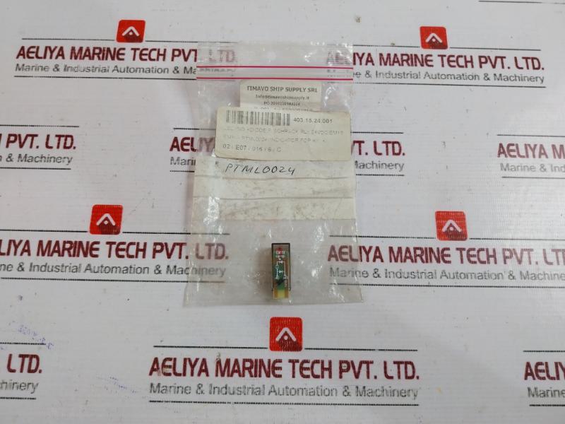 Schrack Ptml0024 Led Indicator For Relay, 6/24 Vdc