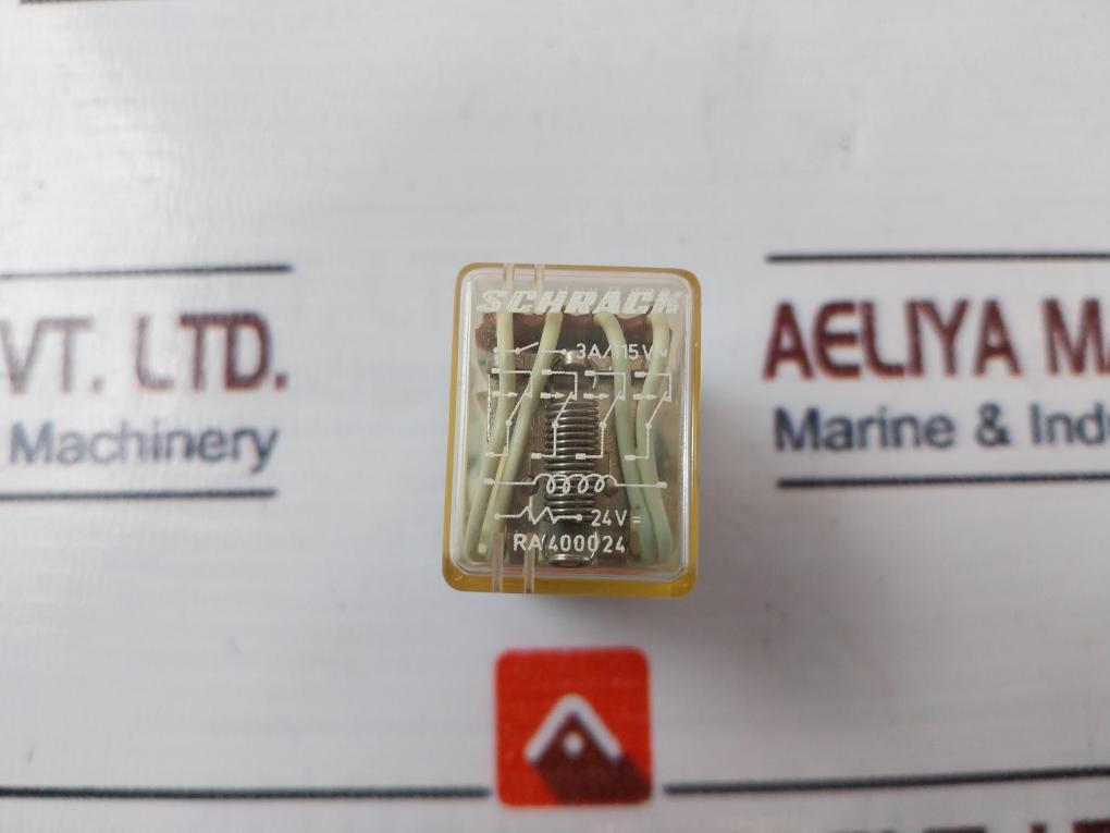 Lot of 2X Schrack Ra400024 Power Relay 3a/115v