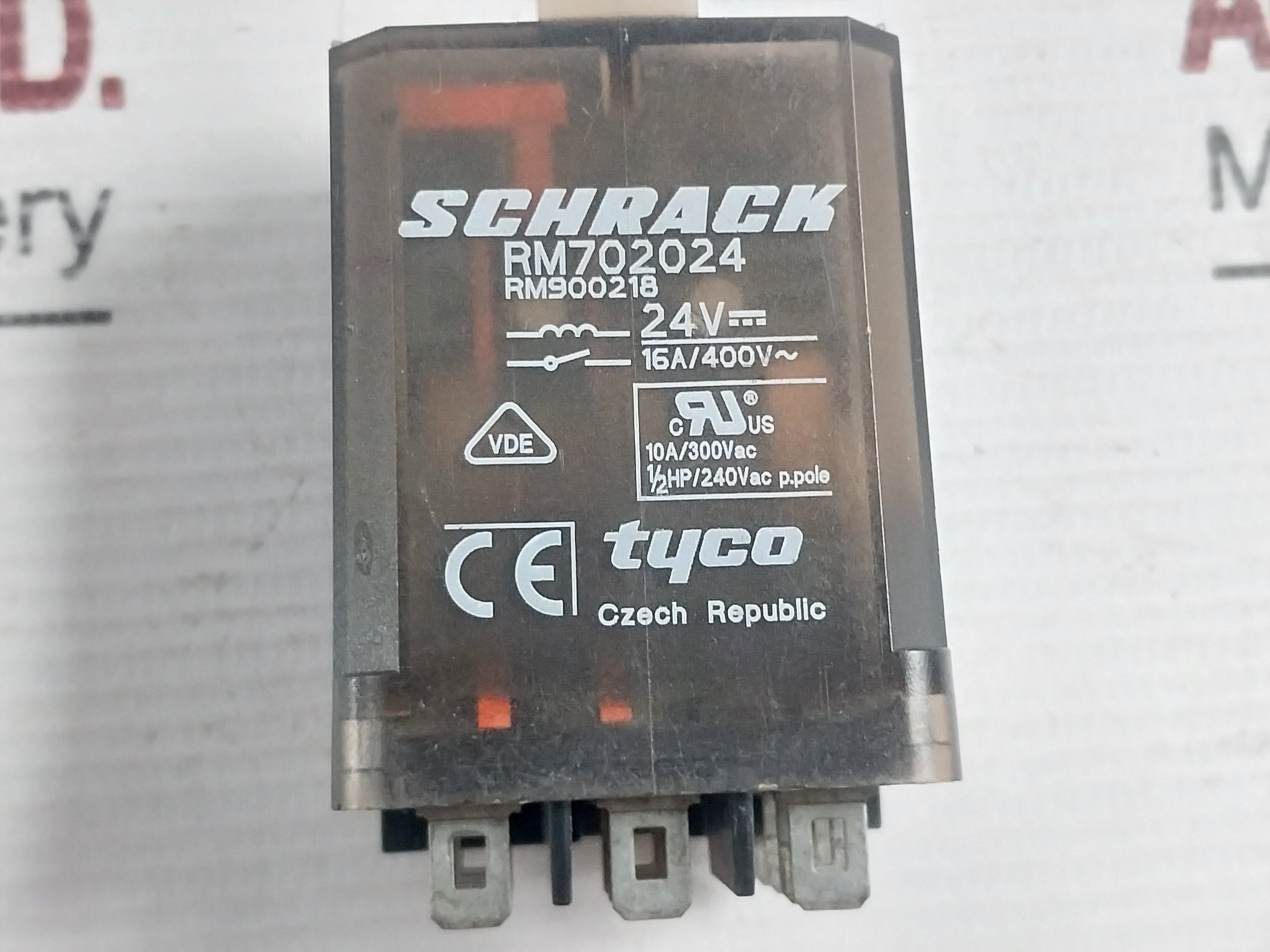 Schrack Rm702024 Power Electrical Relay 10A/300Vac