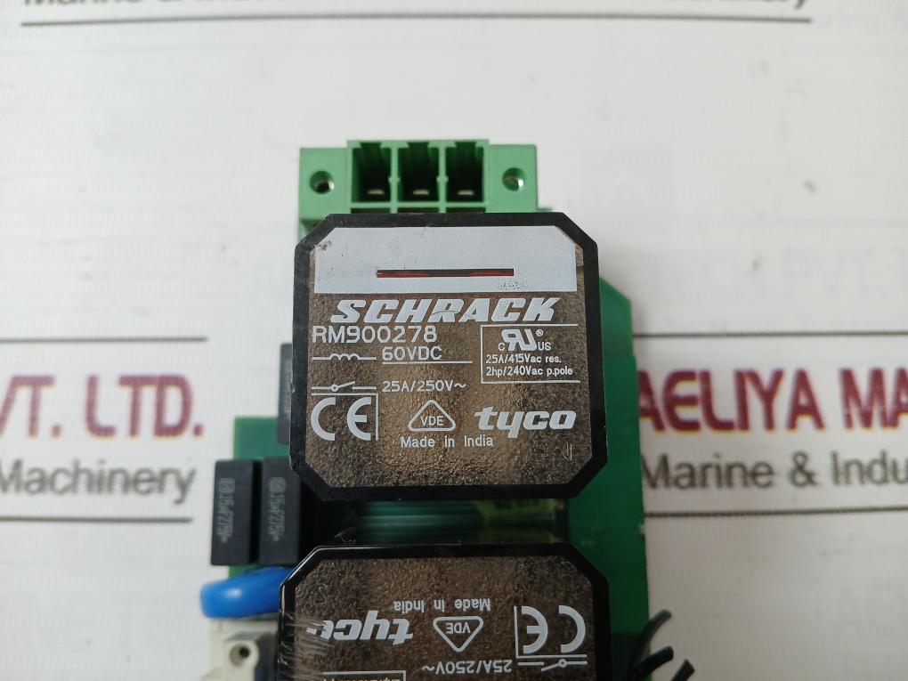 Schrack Rm900278 Relay Card 60Vdc 25041053