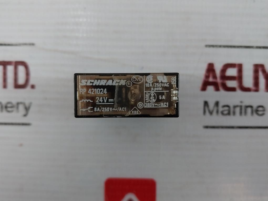 Schrack Rp 421024 Pcb Relay 1 C/O 24Vdc 8A Pinning 5.0A