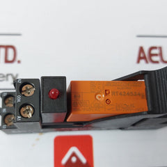 Schrack Rt424524 Power Relay With Socket Rt 78625 10A/250V Ac