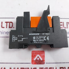 Schrack Rt 78624 Relay Socket 12A 300Vac, 10A 300Vac, 110/230 Vac