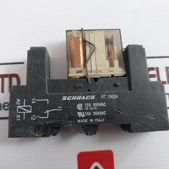 Schrack Rt 78624 / Rp 418024 Power Relay With Plug-in Socket 10/20A 300Vac
