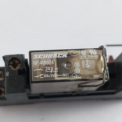 Schrack Rt 78624 / Rp 418024 Power Relay With Plug-in Socket 10/20A 300Vac