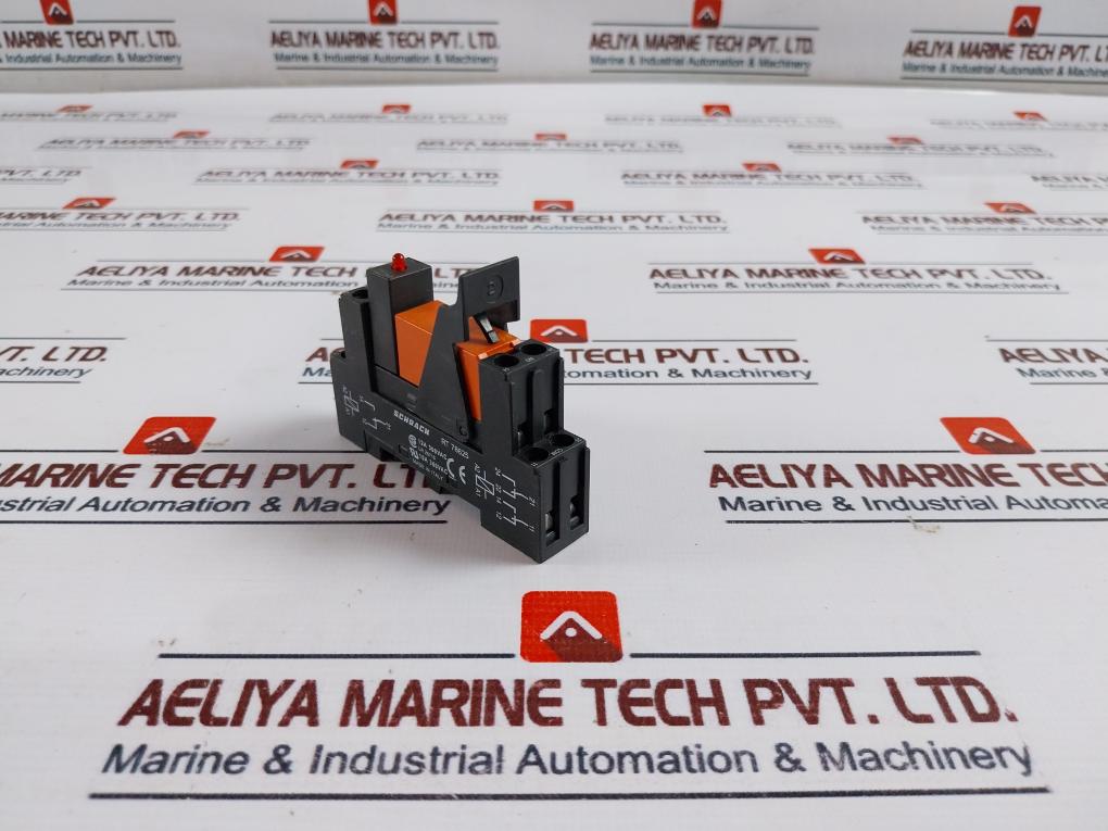 Schrack Rt 78625 Type 42 Relay With Socket 10/12A 300Vac